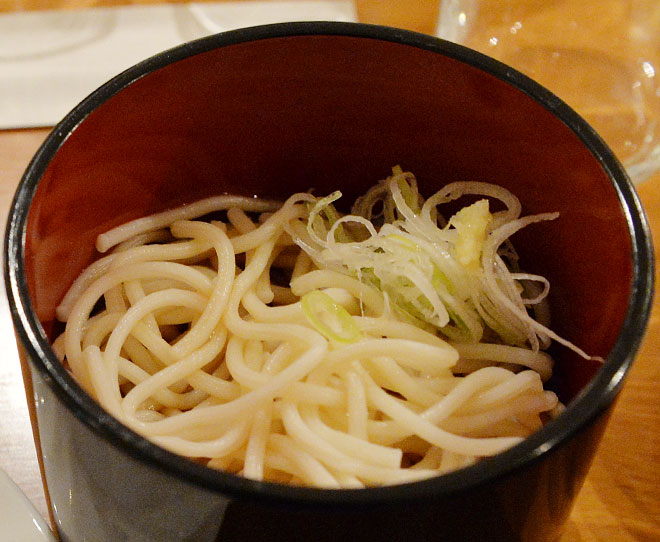 本日の特別御料理 うどん