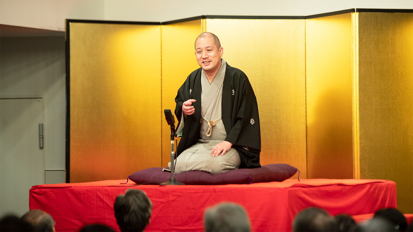 『第四十七回　落語と日本酒と伝統野菜を楽しむ会in新橋演舞場』春風亭一之輔