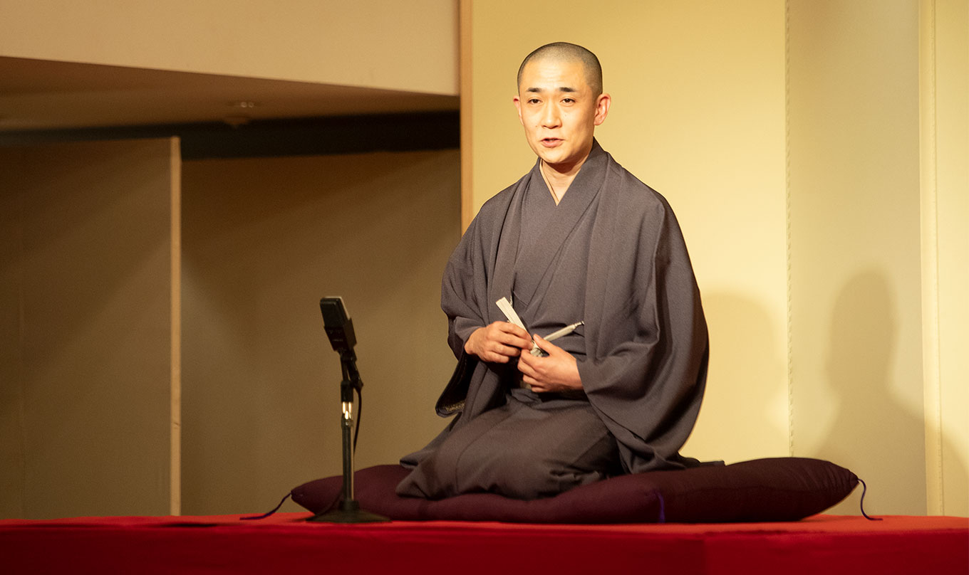 『第四十八回　落語と日本酒と伝統野菜を楽しむ会in新橋演舞場』古今亭文菊