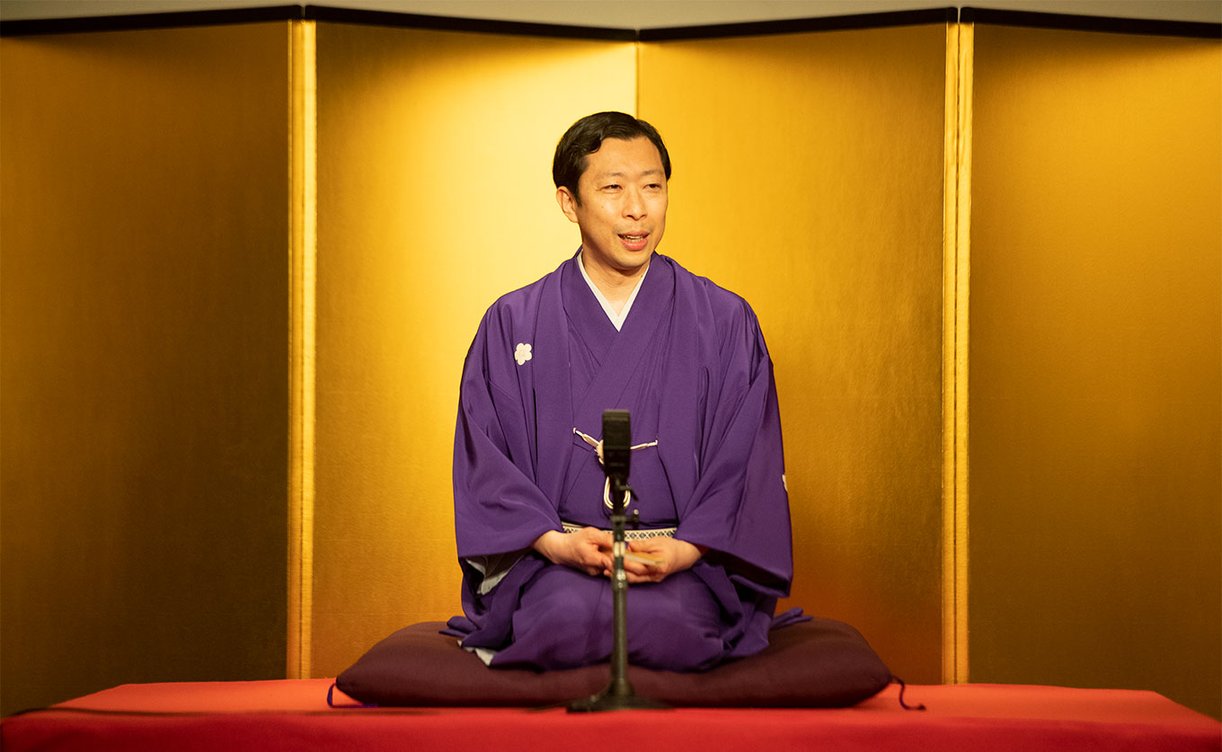 『第五十一回 落語と日本酒と伝統野菜を楽しむ会in新橋演舞場』古今亭菊之丞