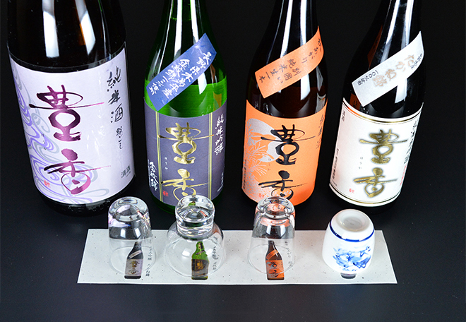 豊島屋さんの本日のお酒『豊香』4種
